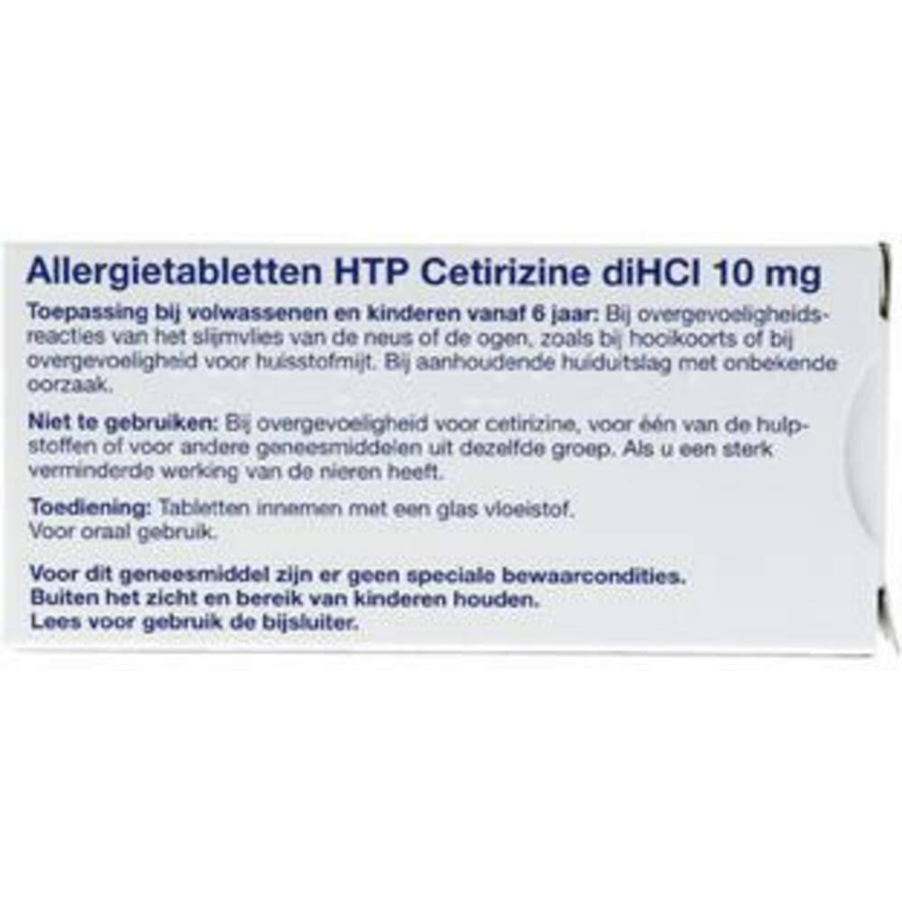 Healthypharm Cetirizine 10 mg 30 tabletten