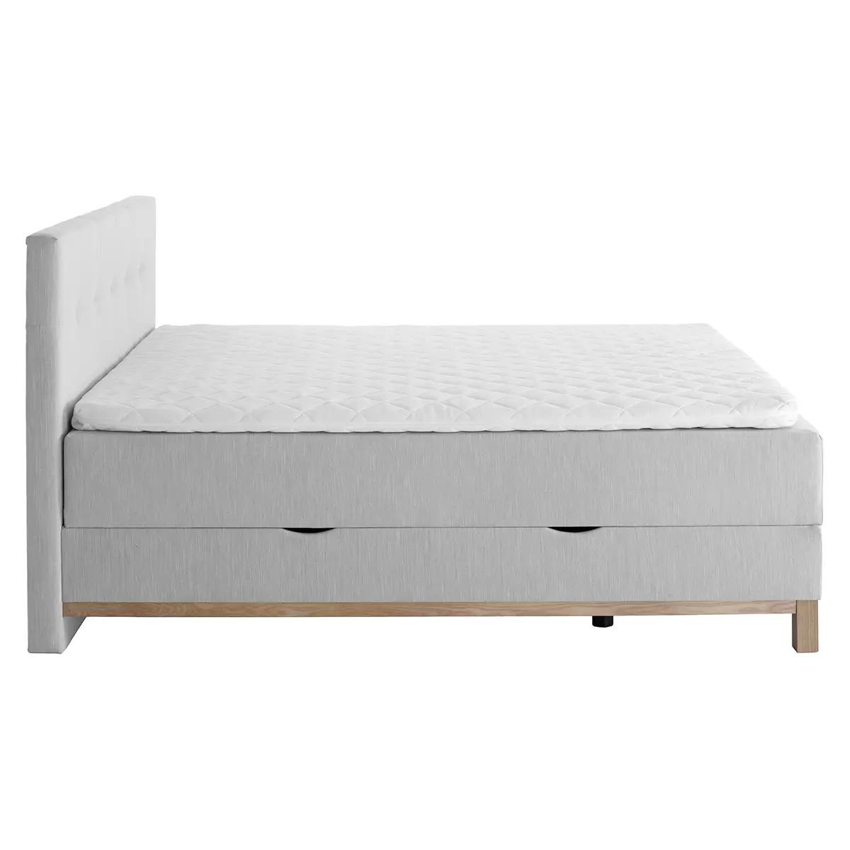 Boxspringbett CATANIA 180x200 Hellgrau