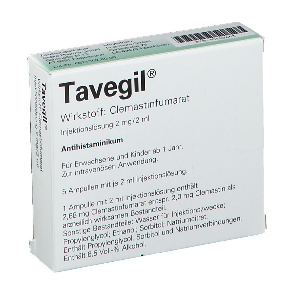 Tavegil® Injektionslösung