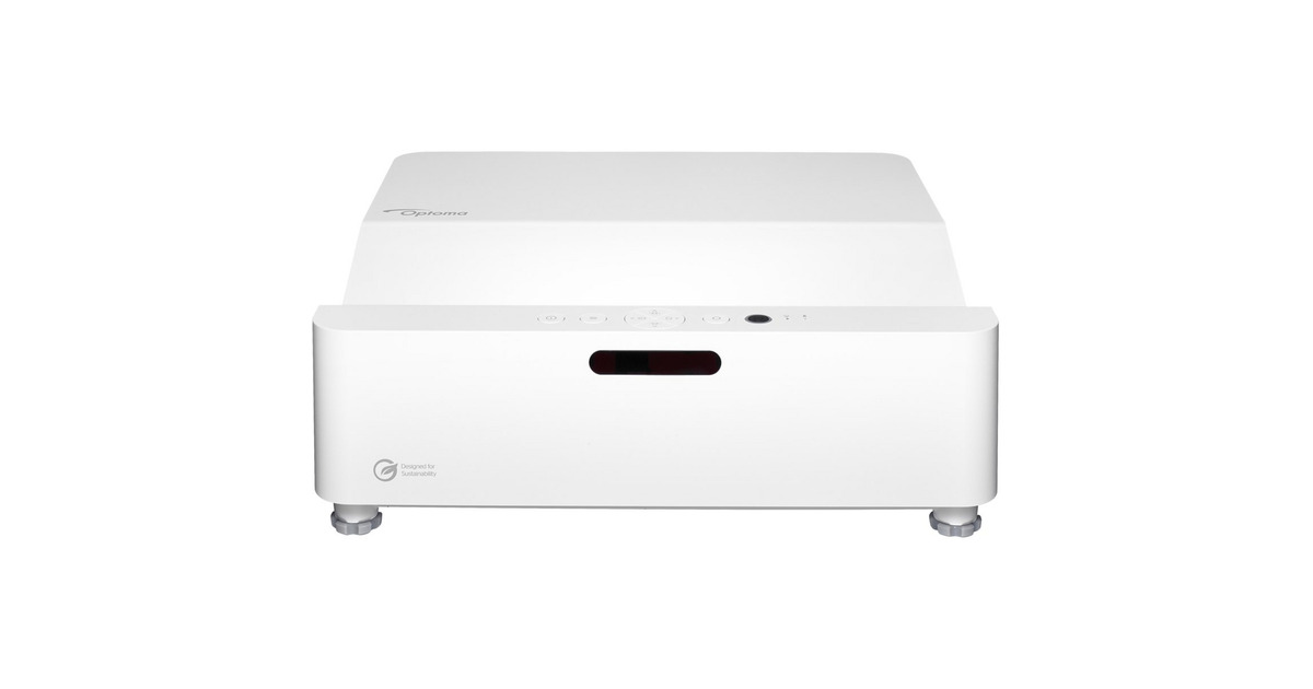 OptomaZH430UST Compacte Ultra korte afstand DLP-projector  (Wit, 4000 ANSI Lumen)