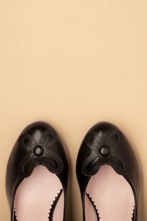 Banned Retro Noelle pumps in zwart