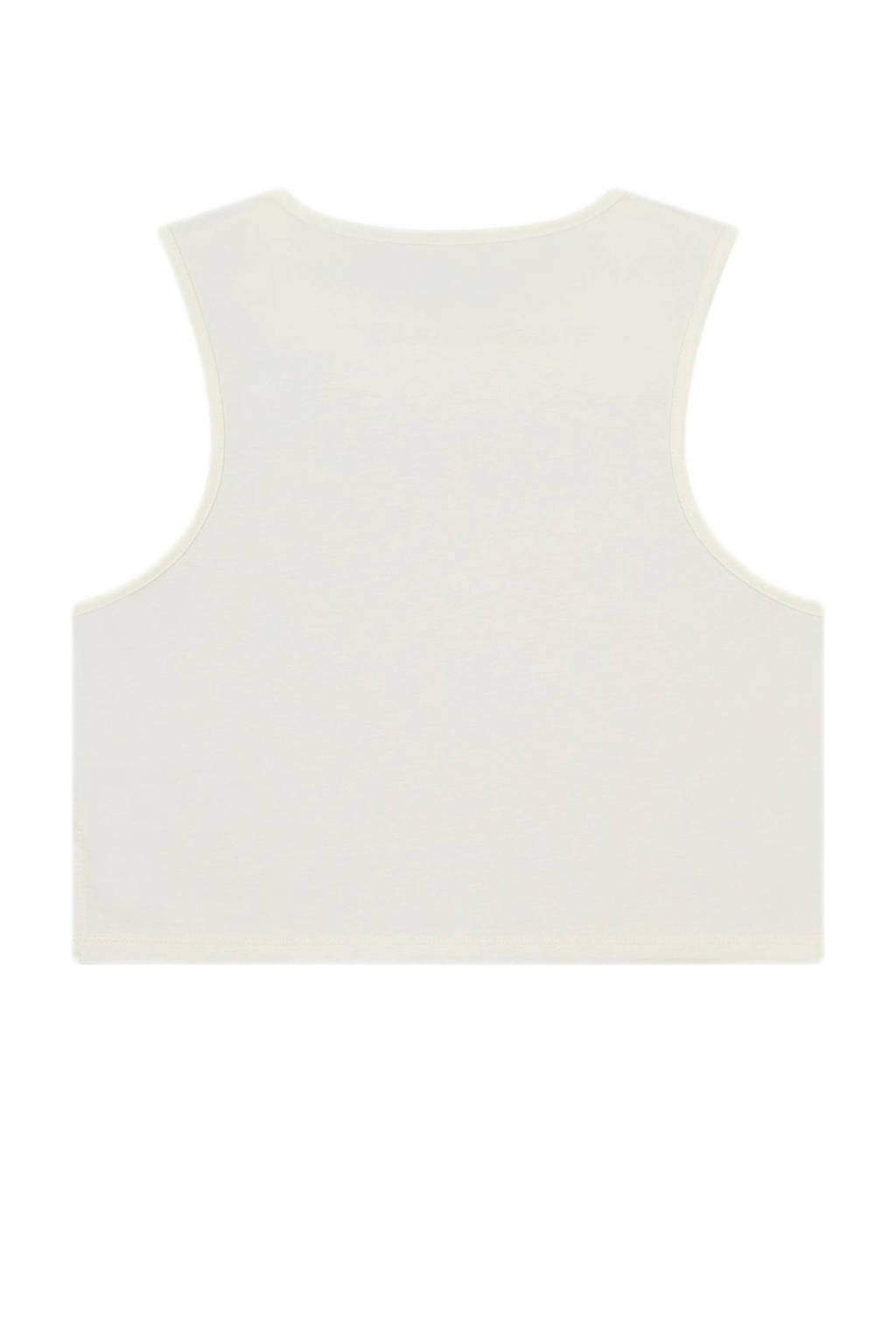 NIK&NIK top Enjoy met printopdruk ecru