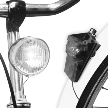 Dresco fietslampjes halogeen 6V 2st