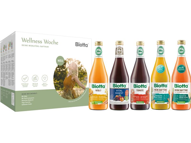 Biotta Säfte Biotta Wellness Woche 11 x 0.5 l Schweizer Saft für eine Saftkur