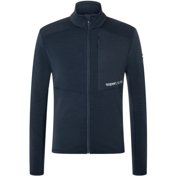Veste polaire randonnée SUPER.NATURAL ADVENTURE TRACK BLUEBERRY