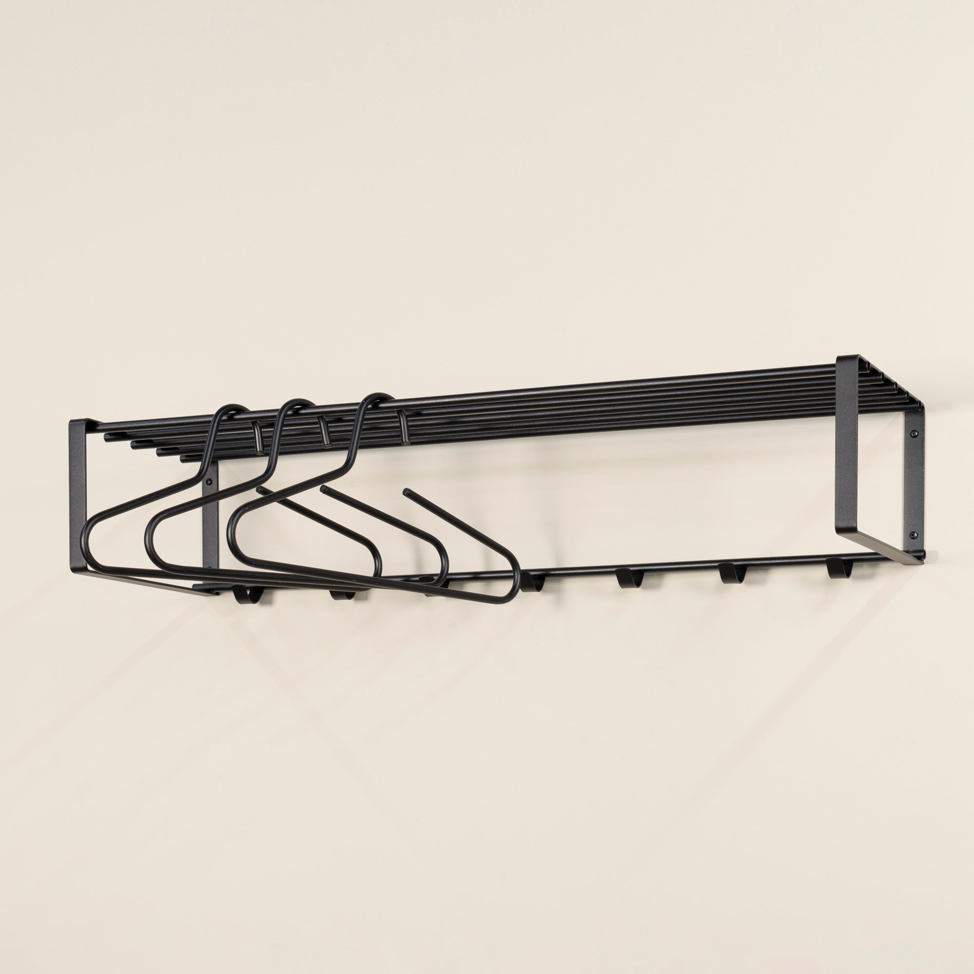 Spinder Design Rex 2 XL (100 cm) Wandkapstok - Zwart