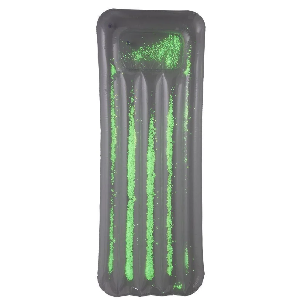 Matelas gonflable phosphorescent 180x65xH14cm
