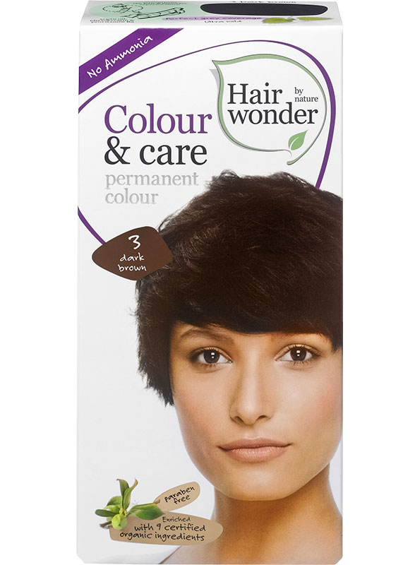 HENNA Hairwonder Colour & Care 3 dunkelbraun 1 Stk
