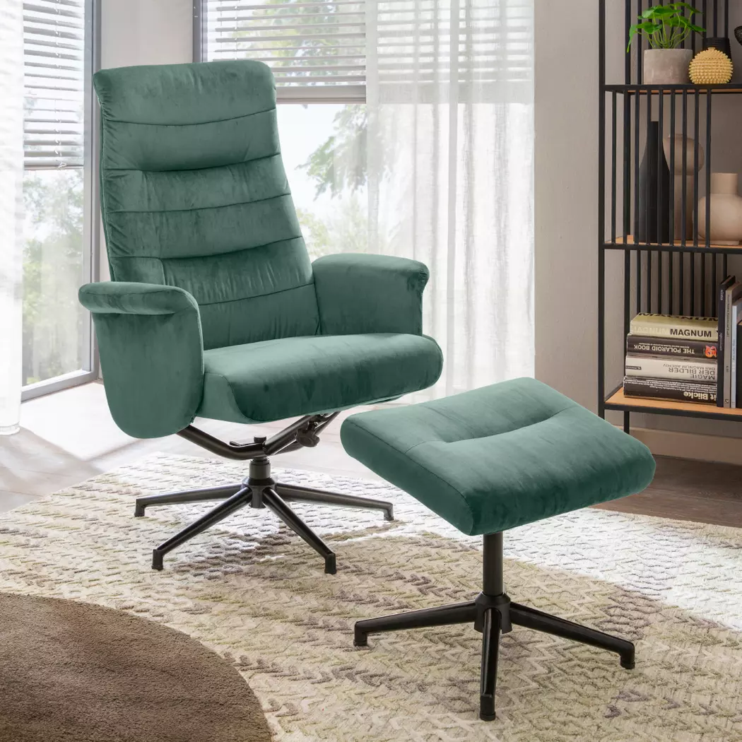 Sessel mit Hocker Krems