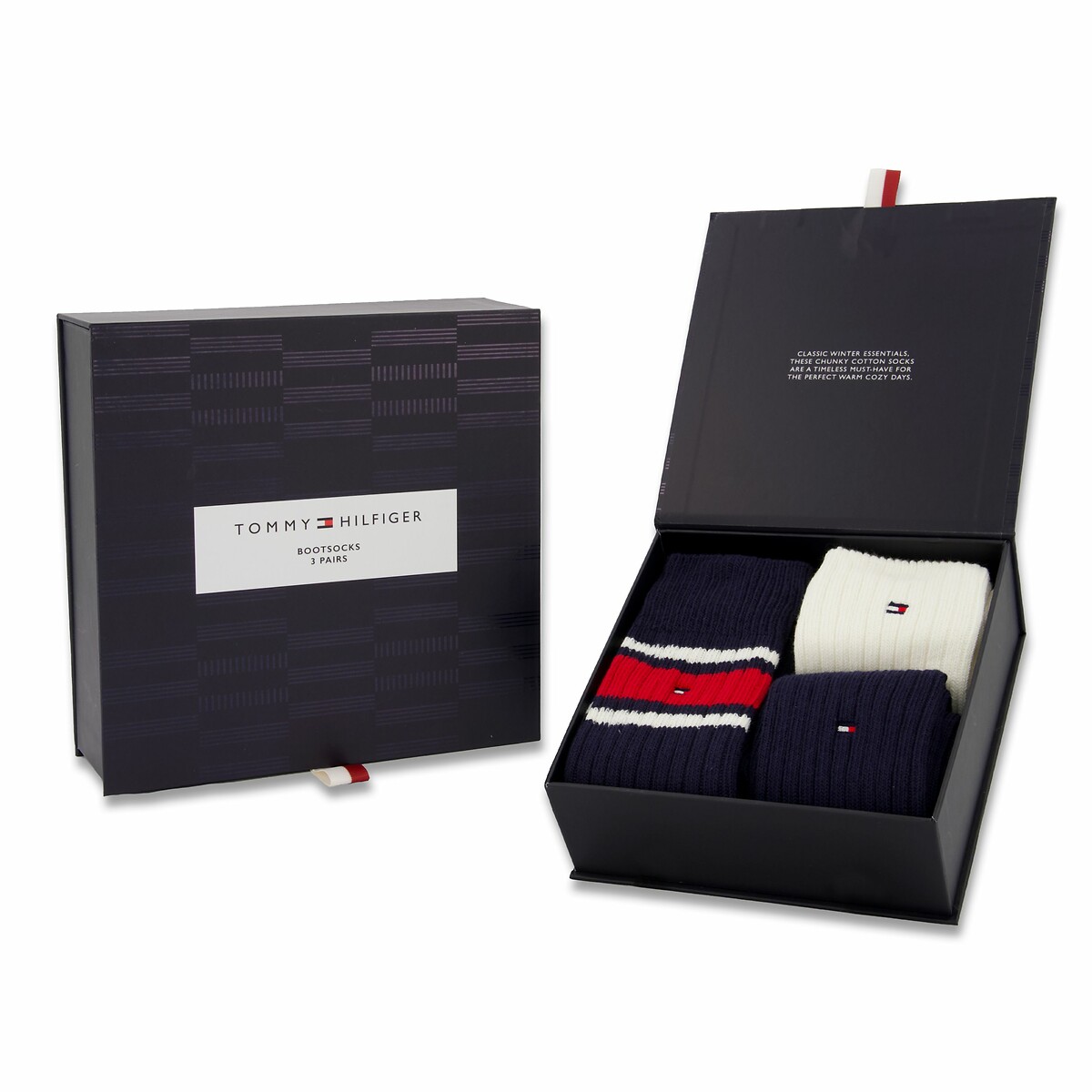 TOMMY HILFIGER<br>Caixa com 3 pares de meias