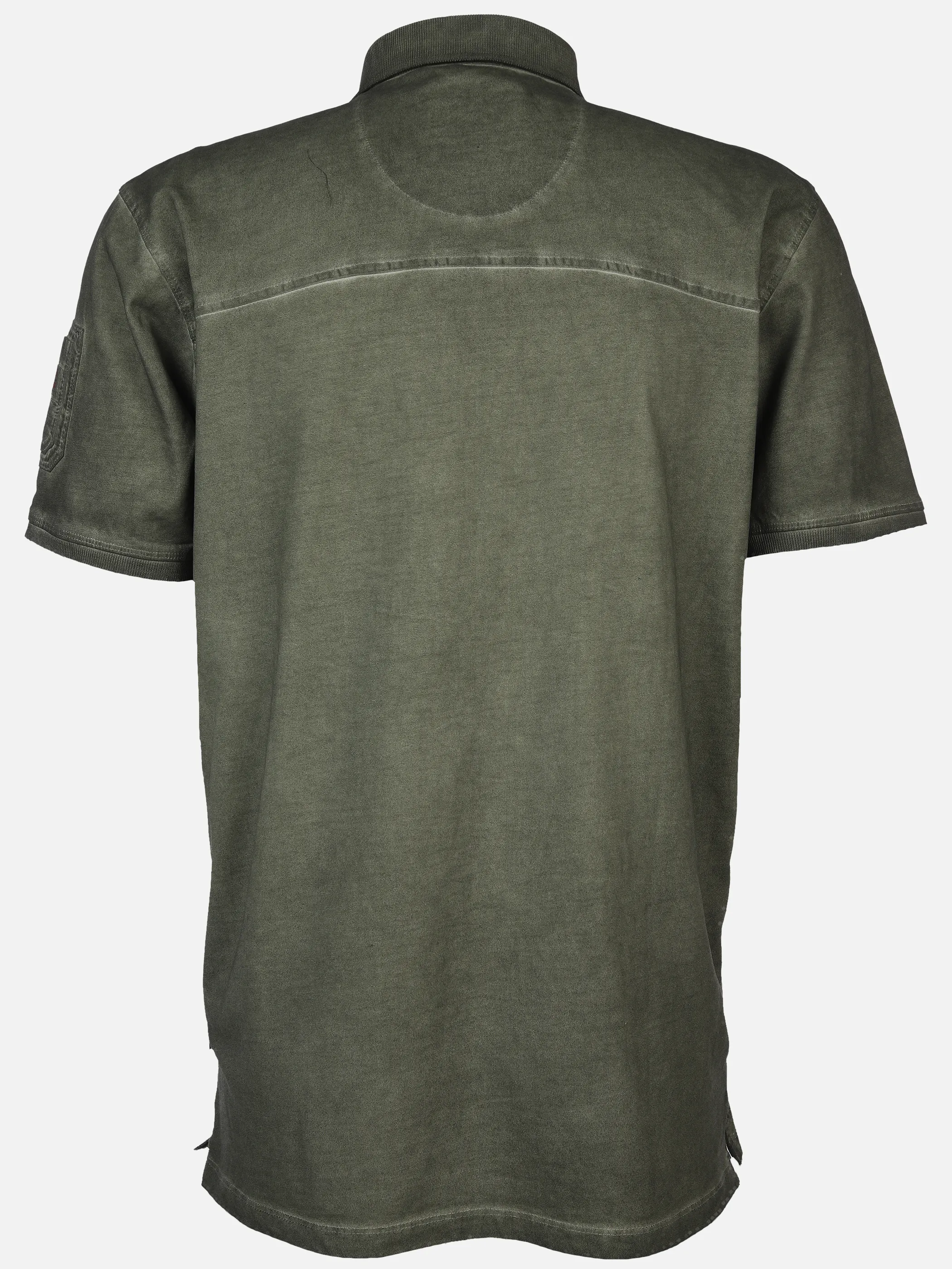 Herren Poloshirt im Used Look