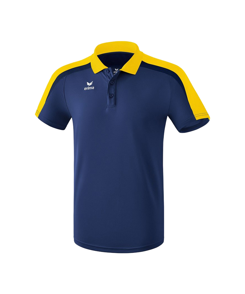 Erima Liga 2.0 Poloshirt Blau Gelb