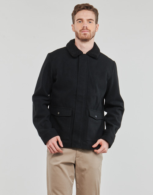 Jack & Jones - JJZAC WOOL JACKET - Noir