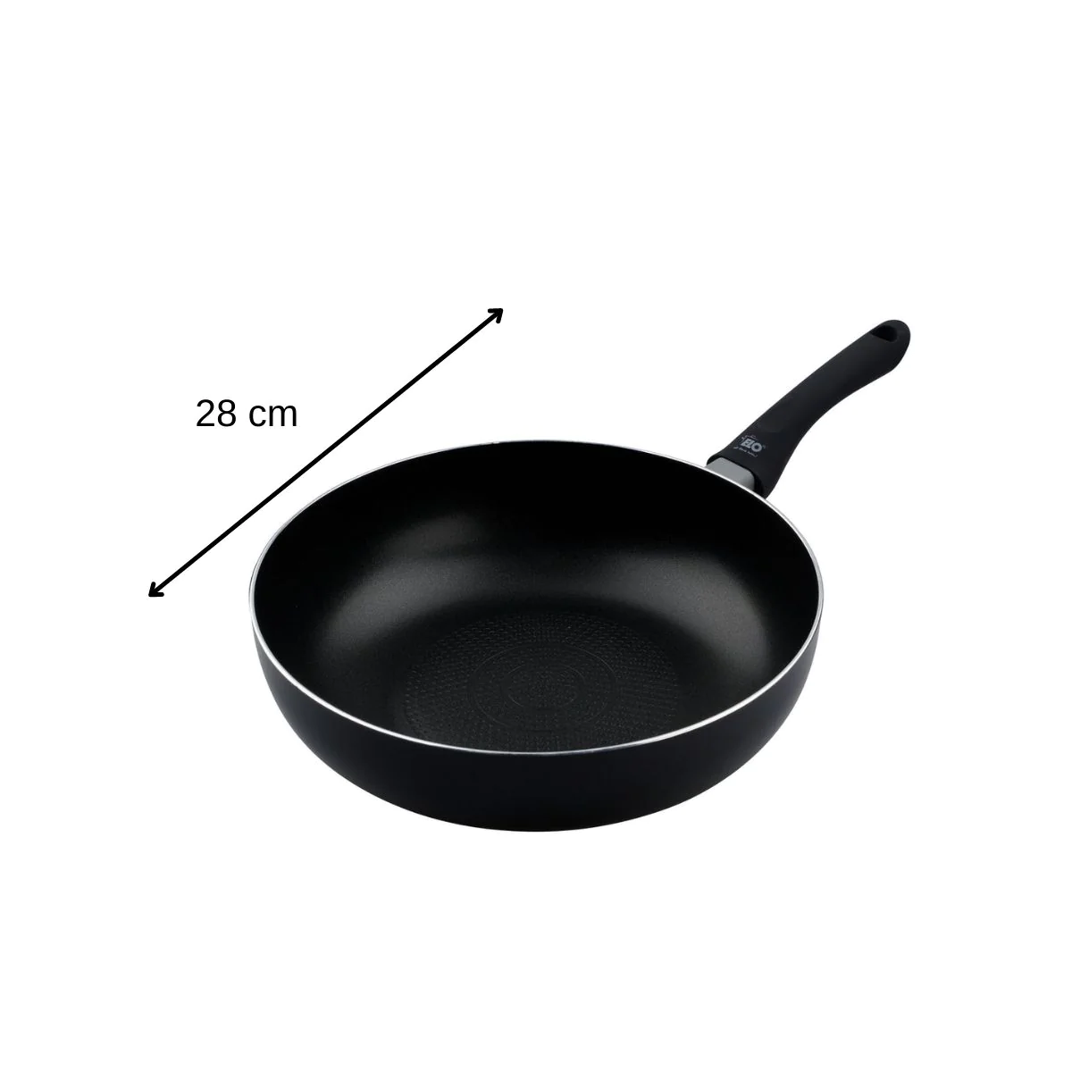 Poêle wok 28 cm en aluminium pressé Smart Life Elo
