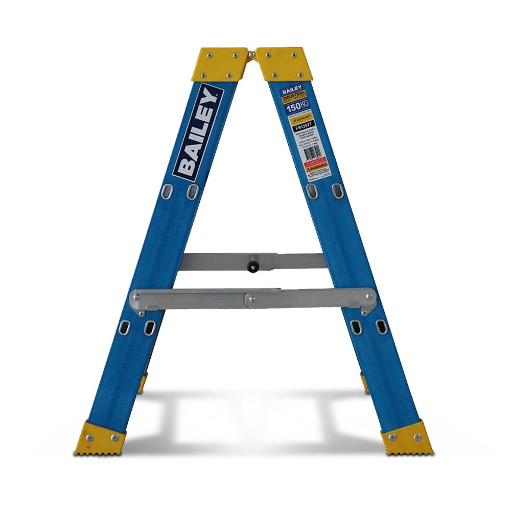 Escada de fibra de vidro dupla face BAILEY 0,9 m 150 kg Step 3 Pro FS13977