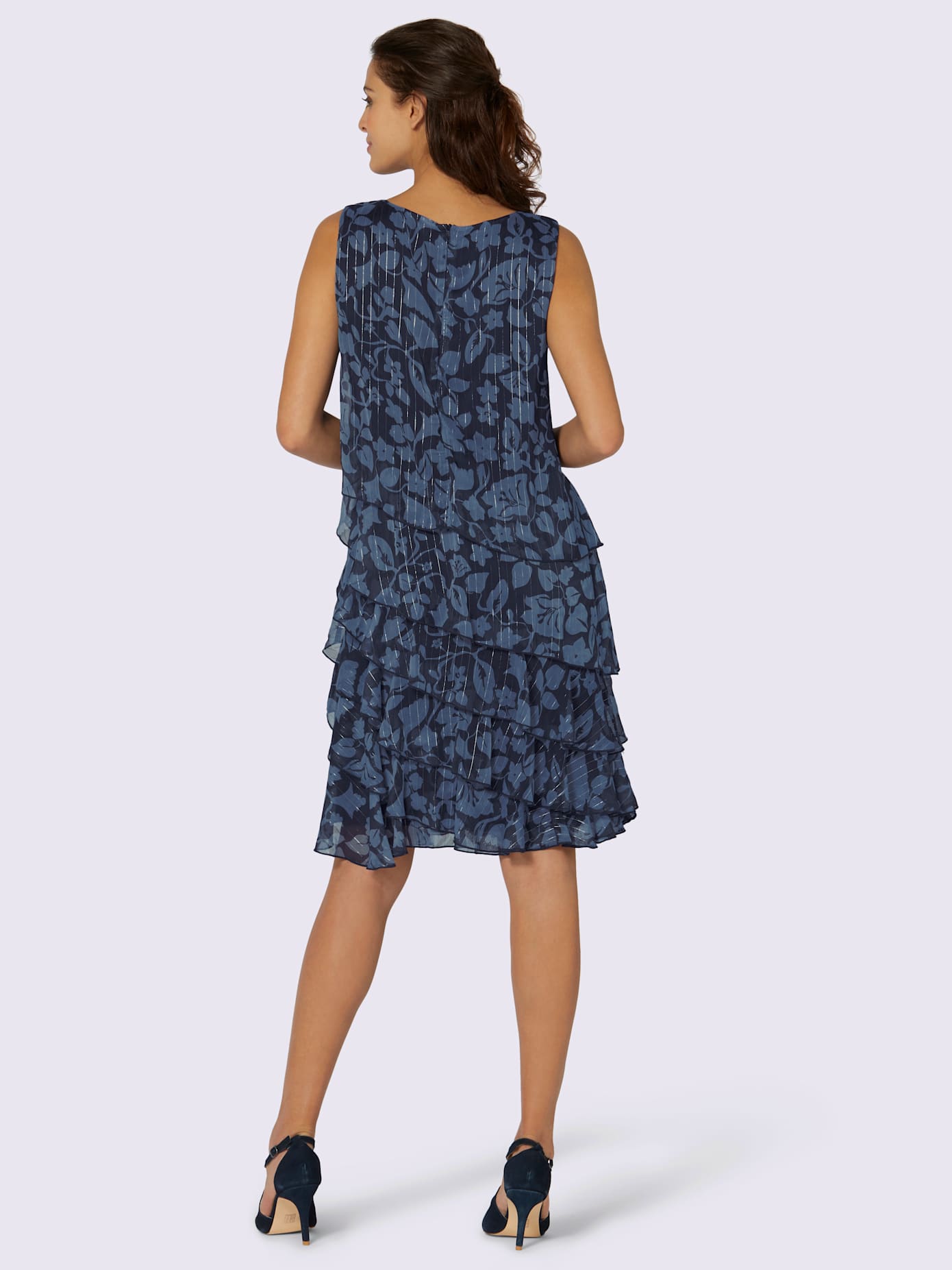 Robe à volants qualité tissée