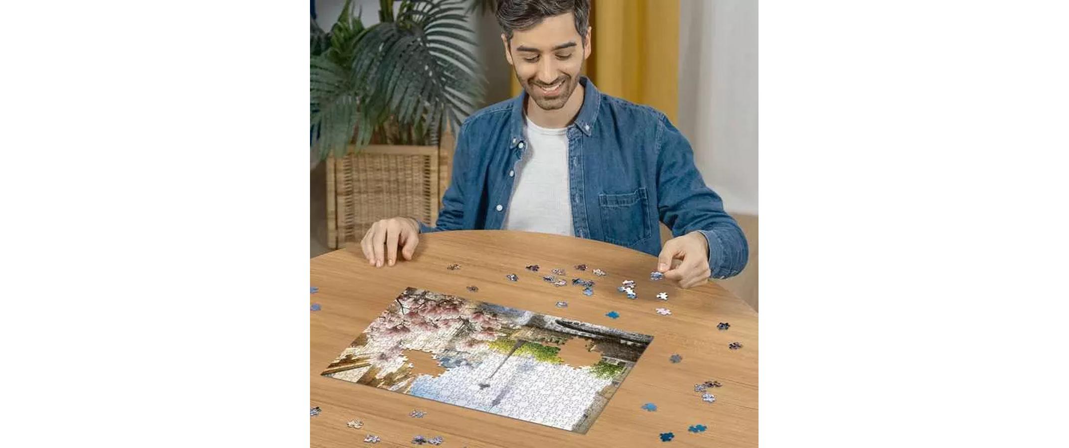 Puzzle Frühling in Paris 500 TeileKlassisches Puzzlespiel mit Premium-Qualität
