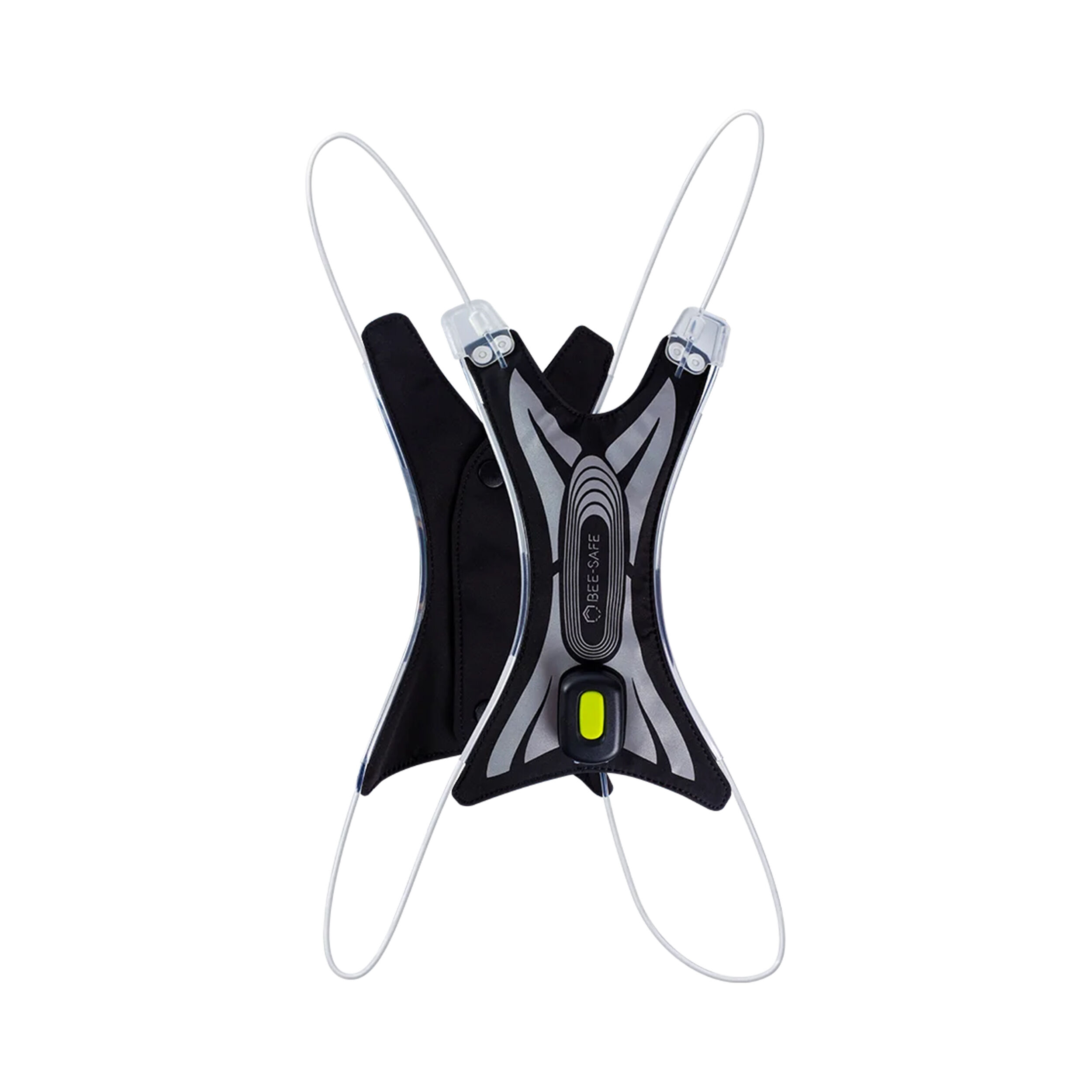 Bee-Safe Led Vest Spider USB Système D'éclairage - Vert