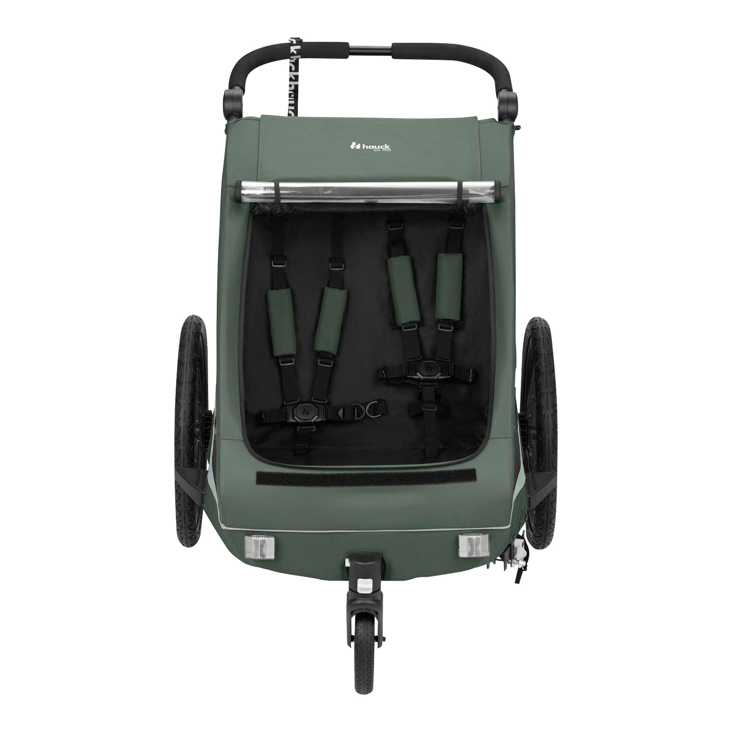Hauck Fahrradanhänger Dryk Duo Plus Dark Green