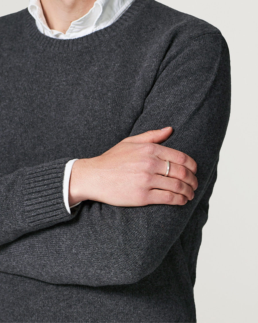 LE GRAMME Ribbon Brushed Ring Sterling Silver 3g