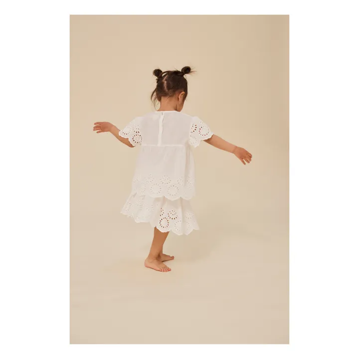 Konges Sløjd Blouse Posey Coton Bio | Blanc