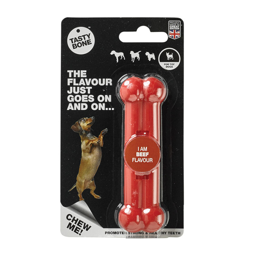 Brinquedo de nylon para mastigar para cães Tastybone em formato de bezerro