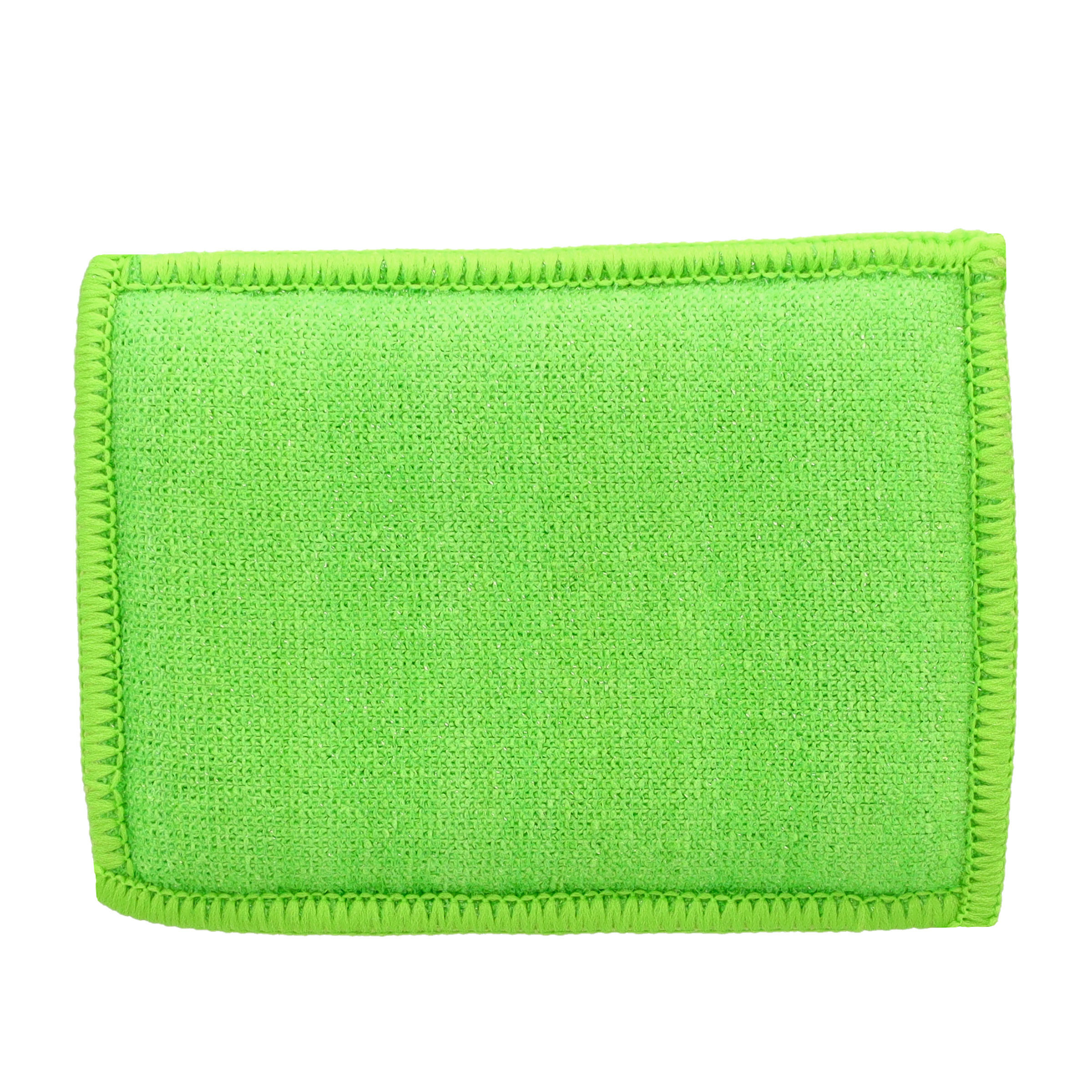 (11x8cm) Mikrofaser Scheuer Schwamm Doppelseitiger Küchen Lappen Reinigungs Schrubber - Assortiert