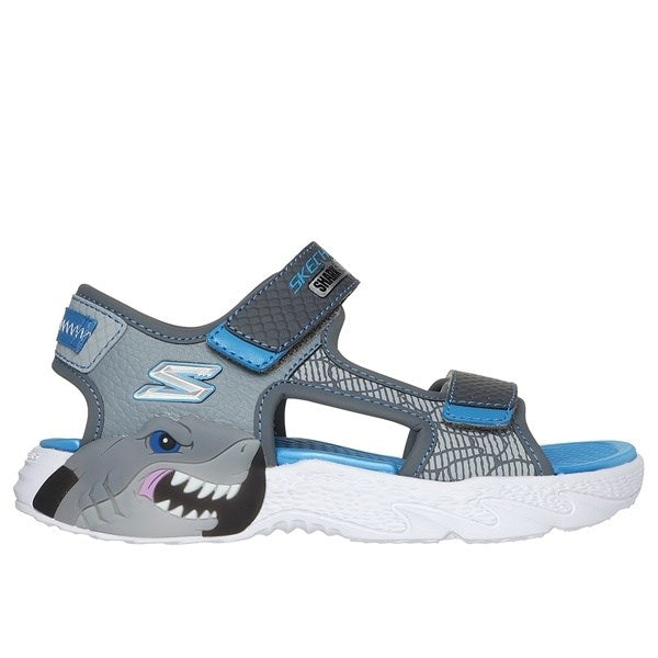 Køb Skechers Creature Splash River Sandal Charcoal Blue