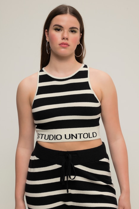 Strick-Top, Tight Shape, Ringel, Studio Untold Unterbrustband