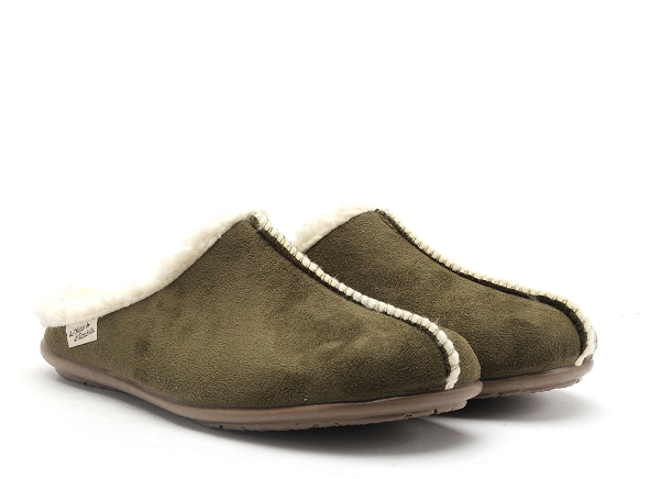 La maison de l espadrille chaussons femme 9009 6 kaki