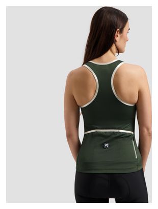 Débardeur Vélo Rogelli Abbey Vert/Sable Femme