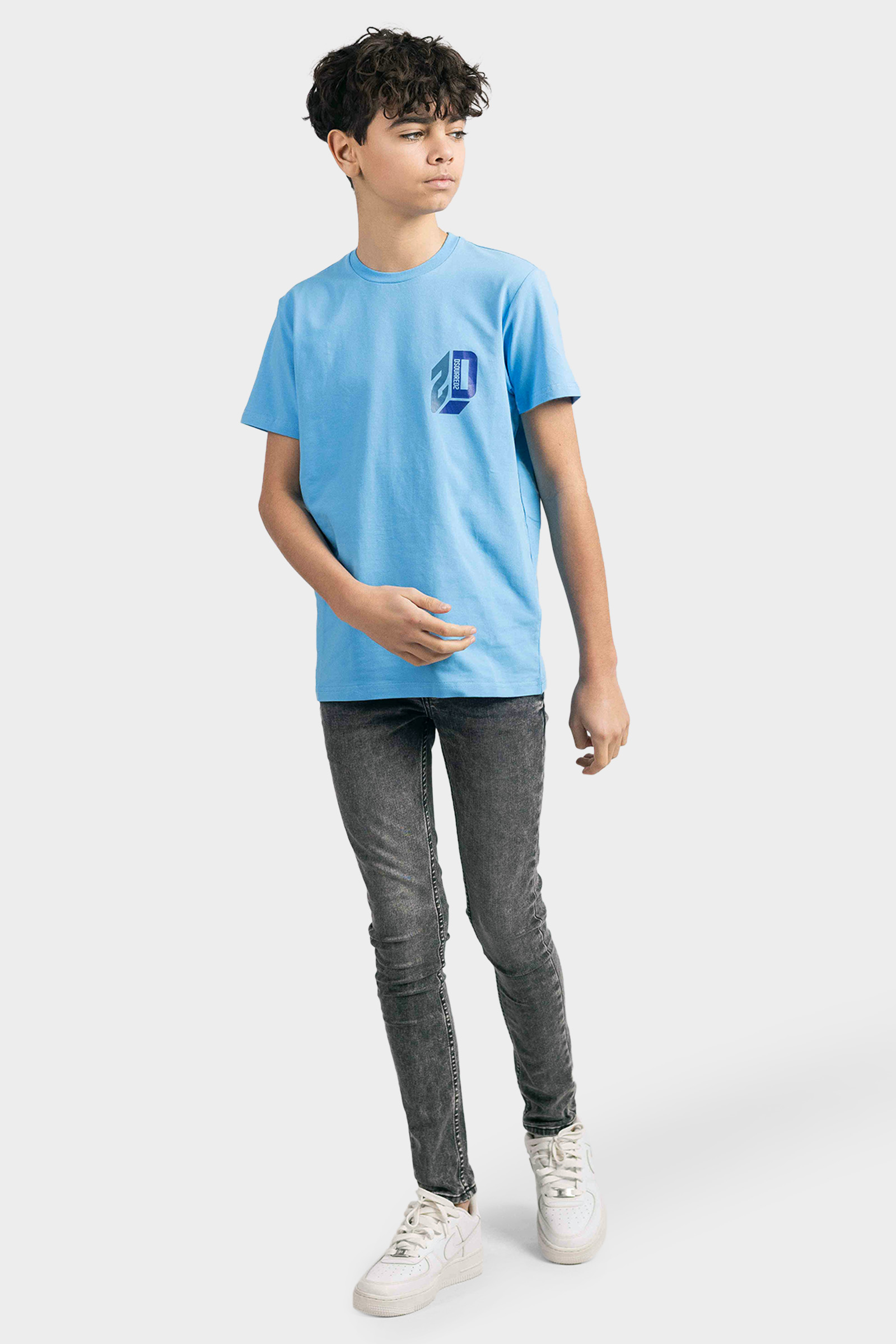 Dsquared2 Relax Icon Maglietta T-Shirt Kids Lichtblauw