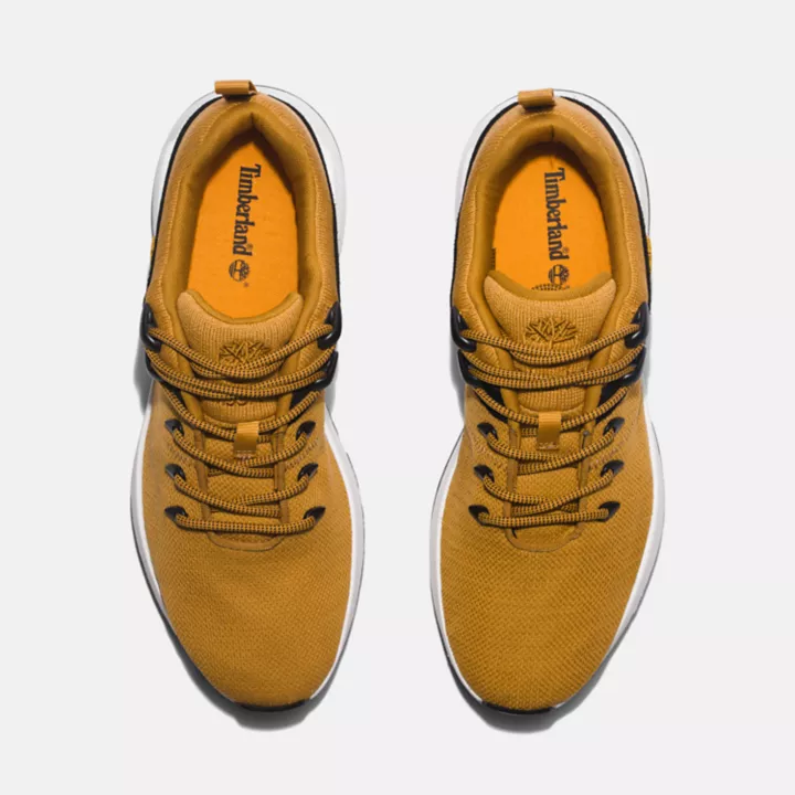 Basket basse à lacets Sprint Trekker pour homme en jaune