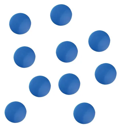 Herlitz Flachmagnete rund, blau, 10 Stück