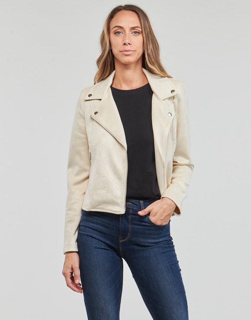 Vero Moda - VMJOSE AW23 SHORT FAUX SUEDE JACKET NOOS - Beige