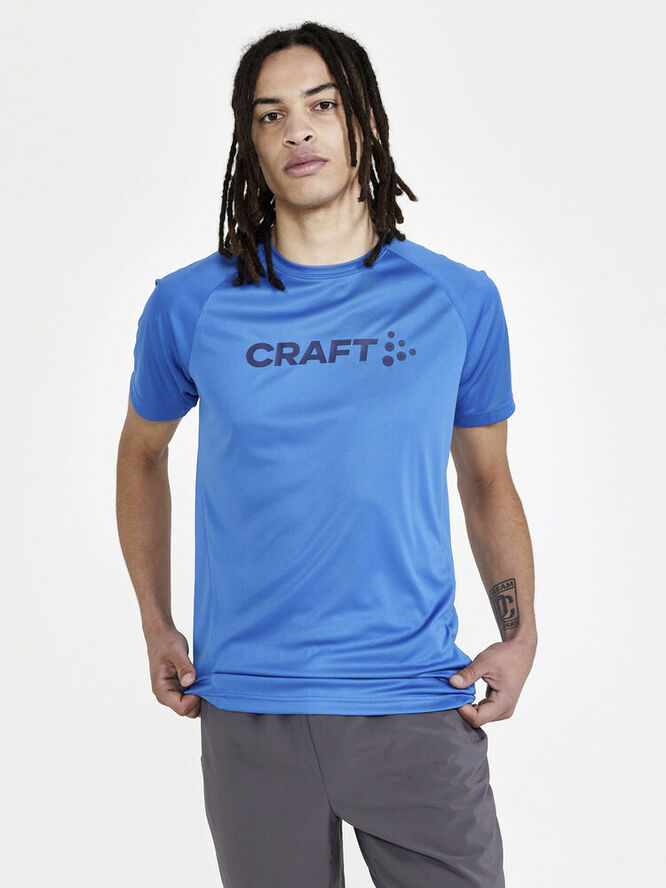 Craft Core Unify Logo løbe T-shirt Blå