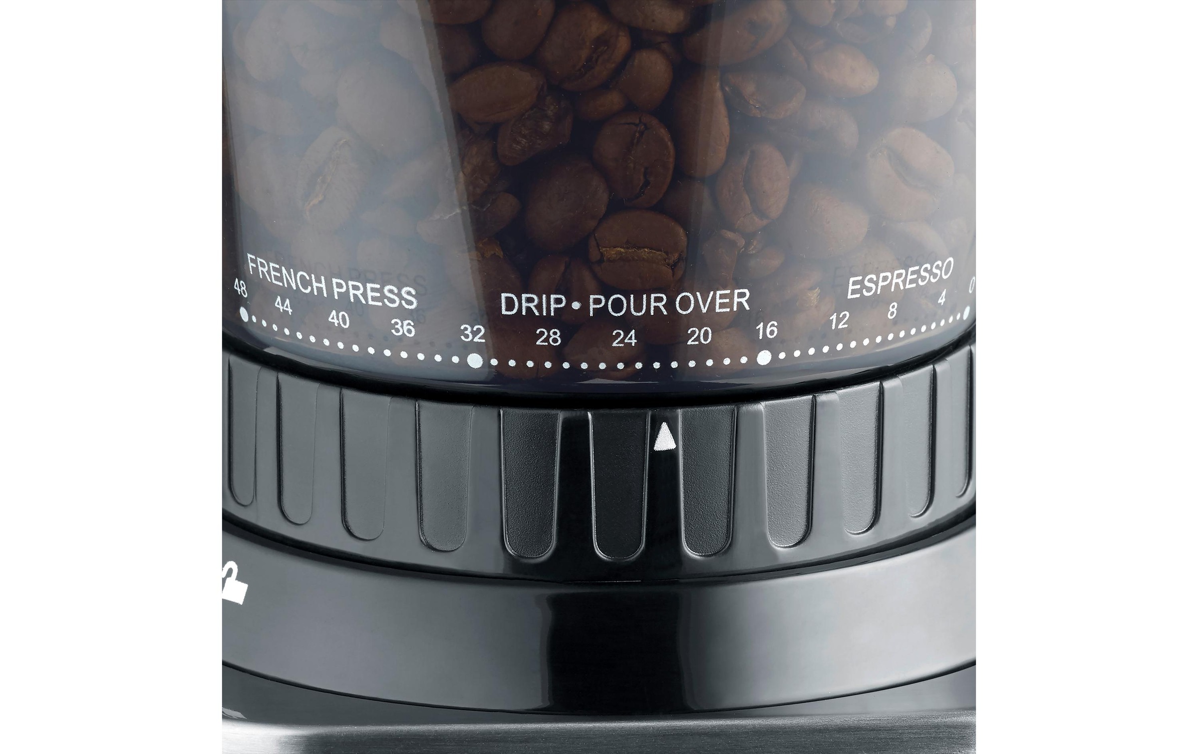 Caso Kaffeemühle »Barista Chef Inox Silber« 150 W Kegelmahlwerk 250 gBohnenbehälter