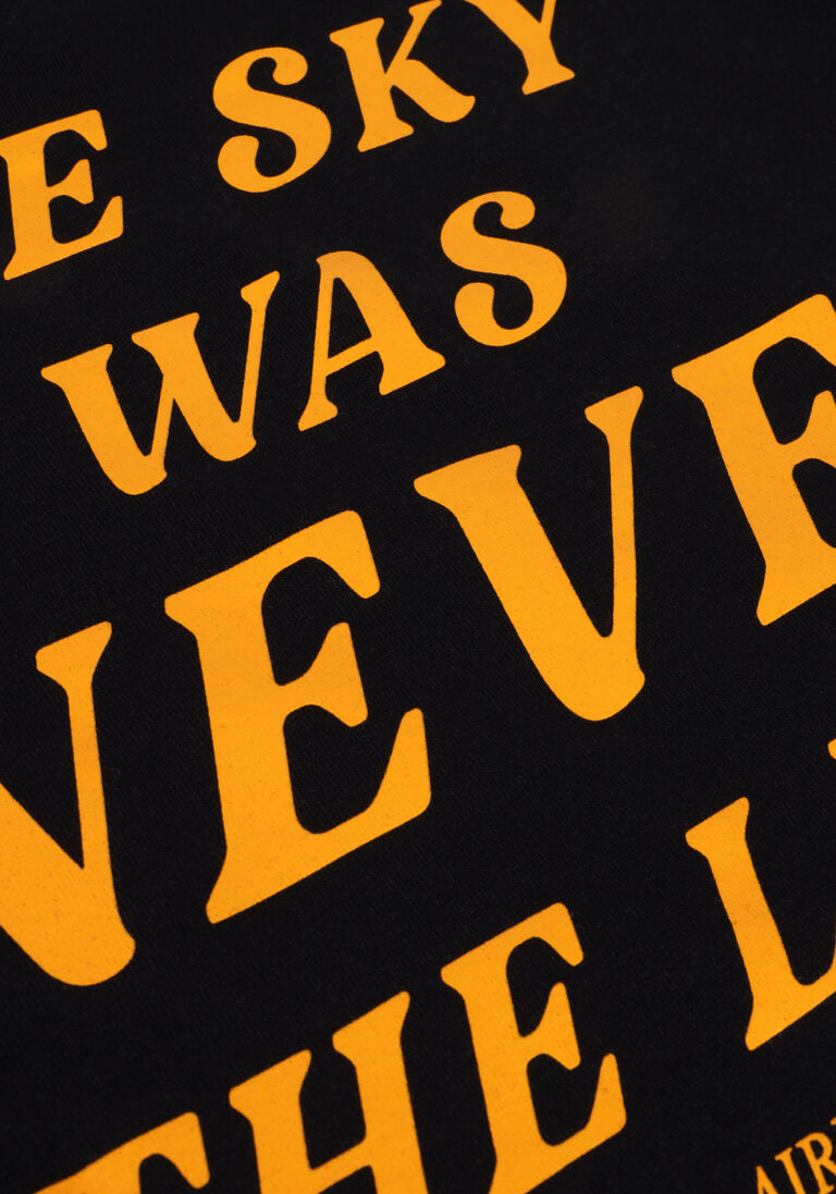 AIRFORCE zwarte airforce t-shirt the sky was never the
