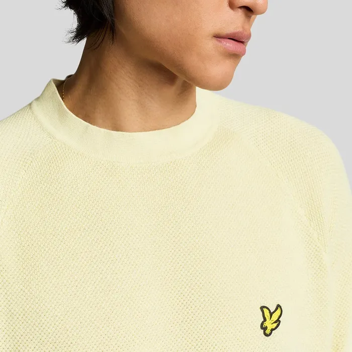 Lyle & Scott Linen Blend Knitted T-shirt Heren