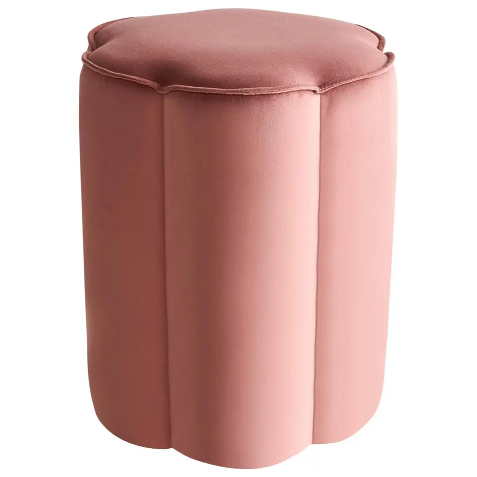 TAPPEN - Poef - Roze - Fluweel