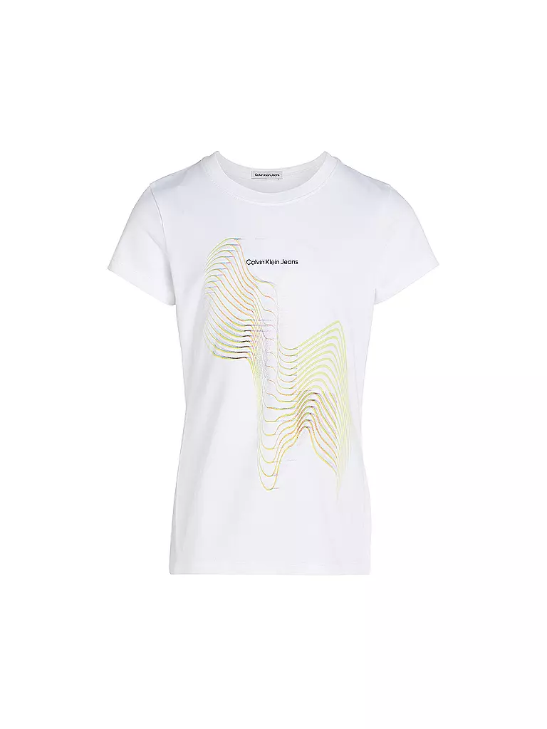 CALVIN KLEIN JEANS Mädchen T-Shirt  weiss