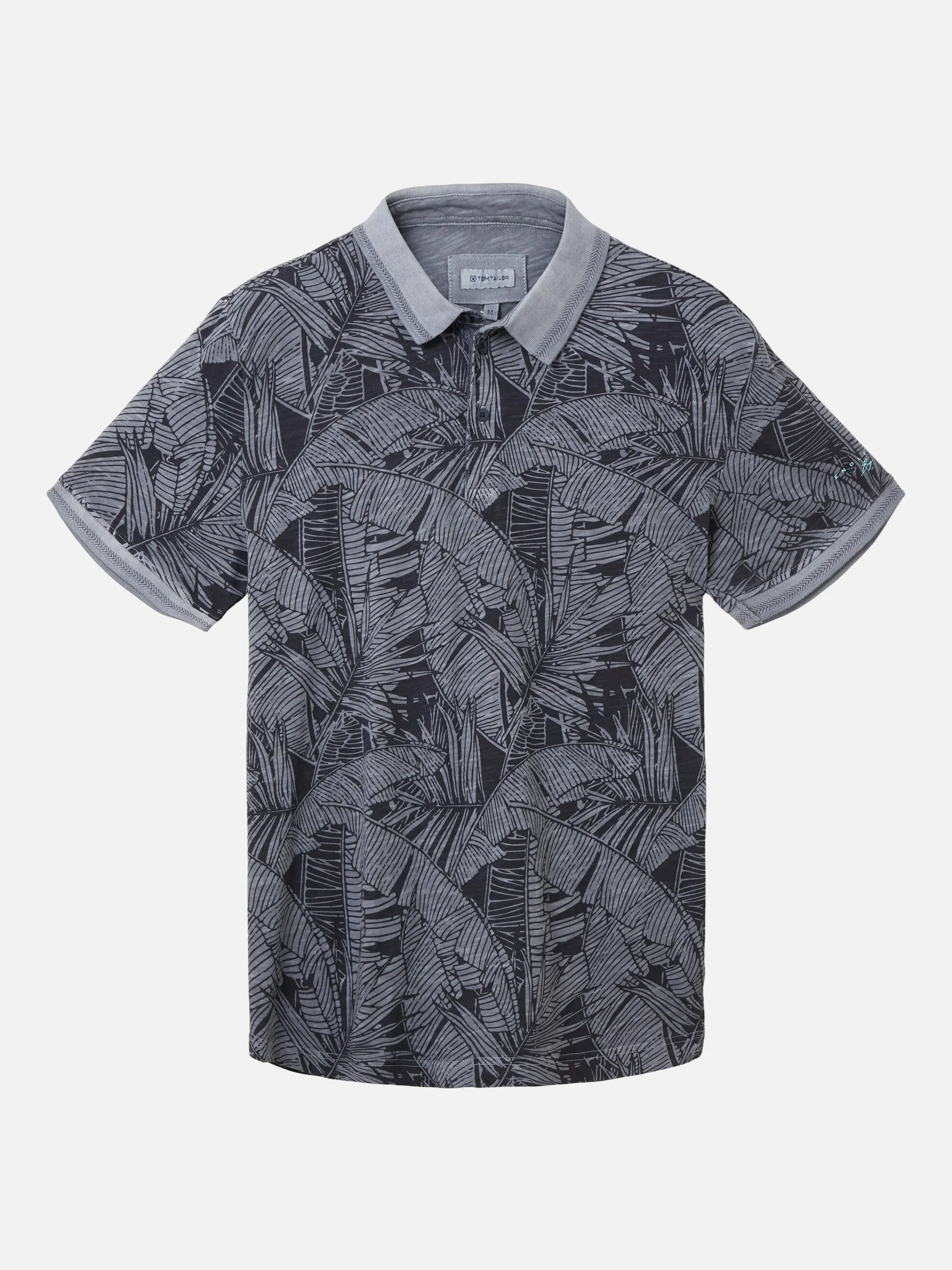 Herren Poloshirt mit Jungle Print