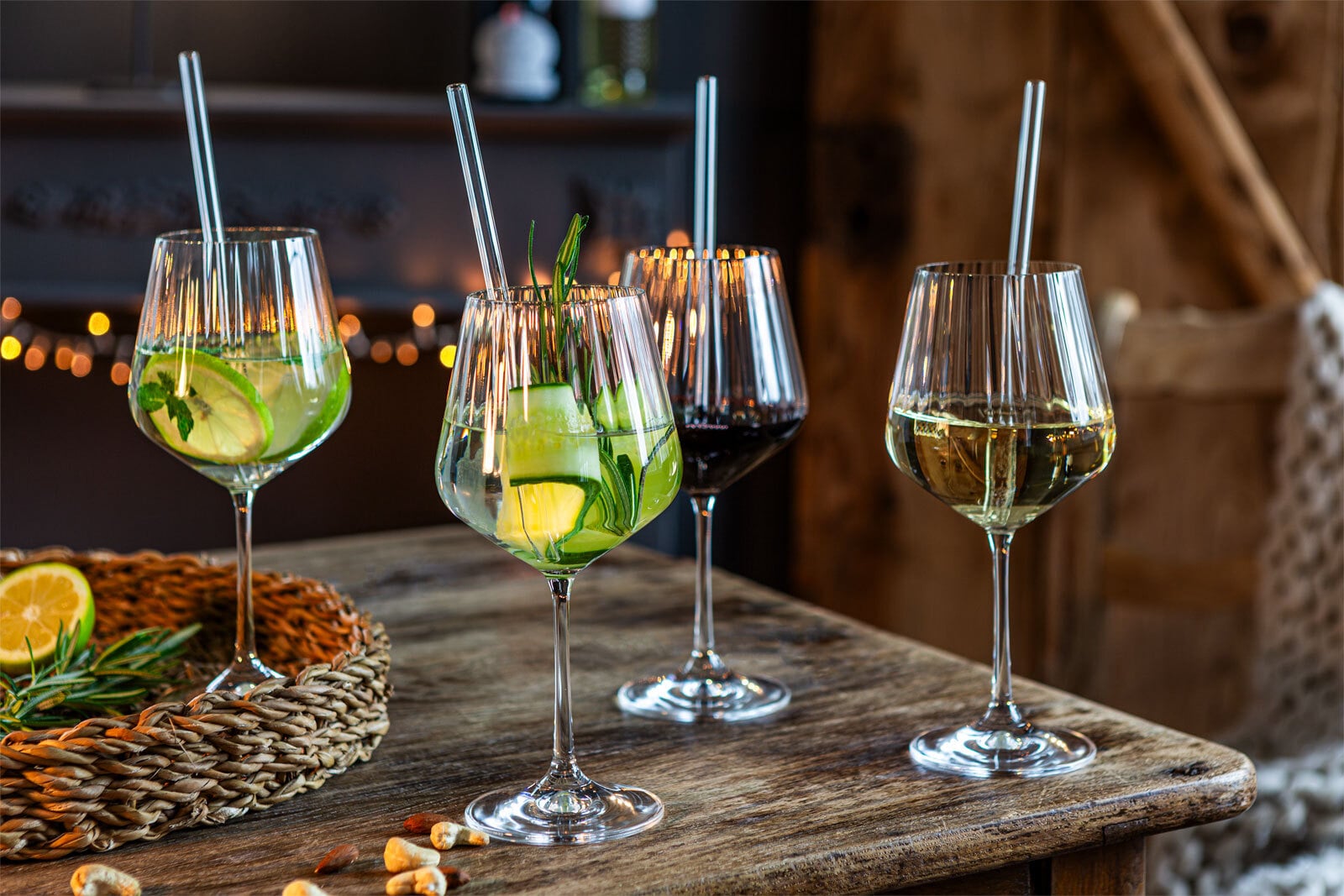 Nachtmann Gin Tonic-Set TASTES GOOD 9-teilig Kristallglas