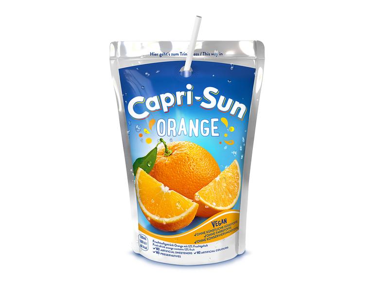Capri-Sun Säfte Orange 10 x 0.2 l Exotischer Fruchtsaft im praktischen Trink-Pack