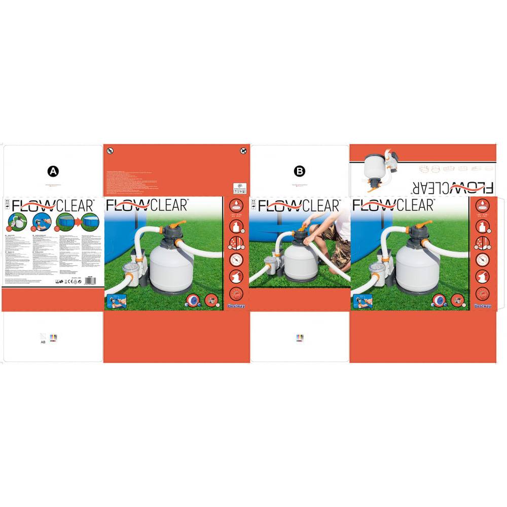 Flowclear pompe de filtration à sable 5678 l/h