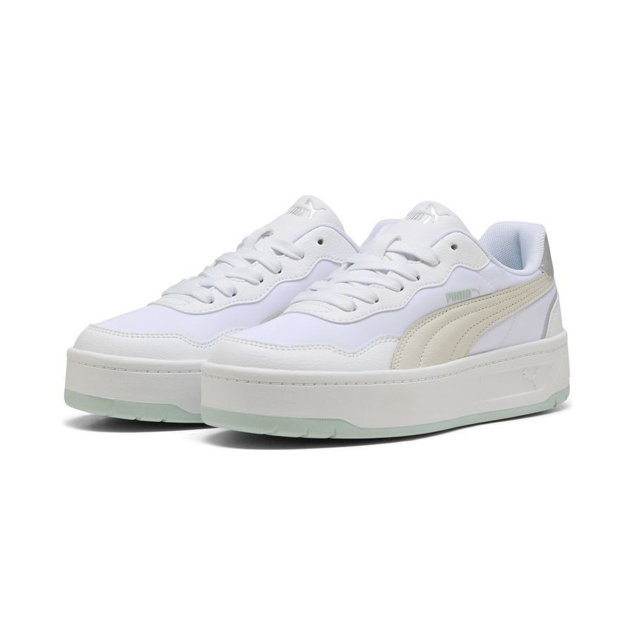 Puma Court Lally Skye Aqua Metallics Sneakers
