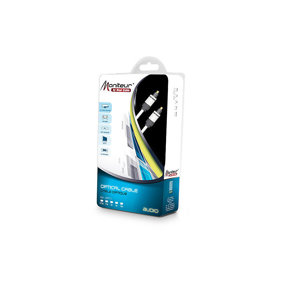Real Cable MONITEUR Câble optique - 1,5 m