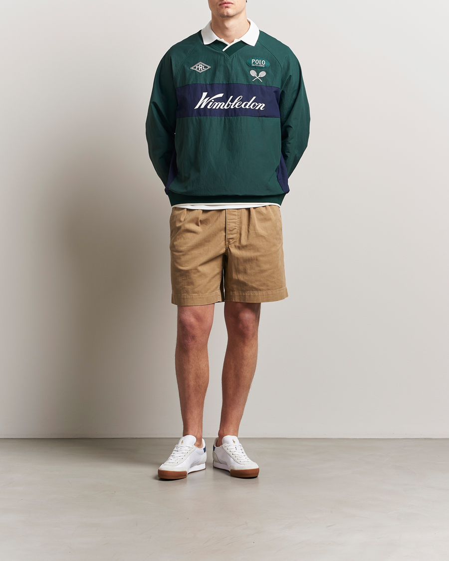 Polo Ralph Lauren Wimbledon Tennis Pullover Moss Agate/Refined Navy