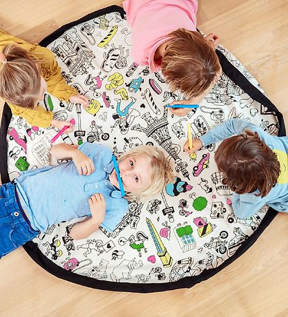 Play&Go x Omy Spielteppich m. Staubmarker - DM: 140 cm - Paris