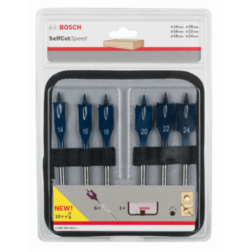 Bosch Prof etui Self Cut speed boren 14/16/18/20/22/24 X 152 mm